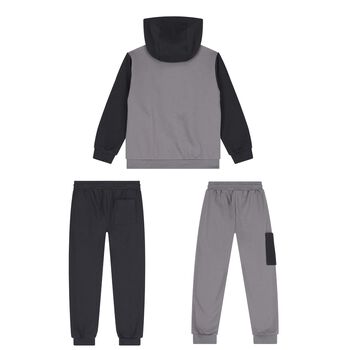 Boys Grey Tracksuit Set ( 3 Piece )