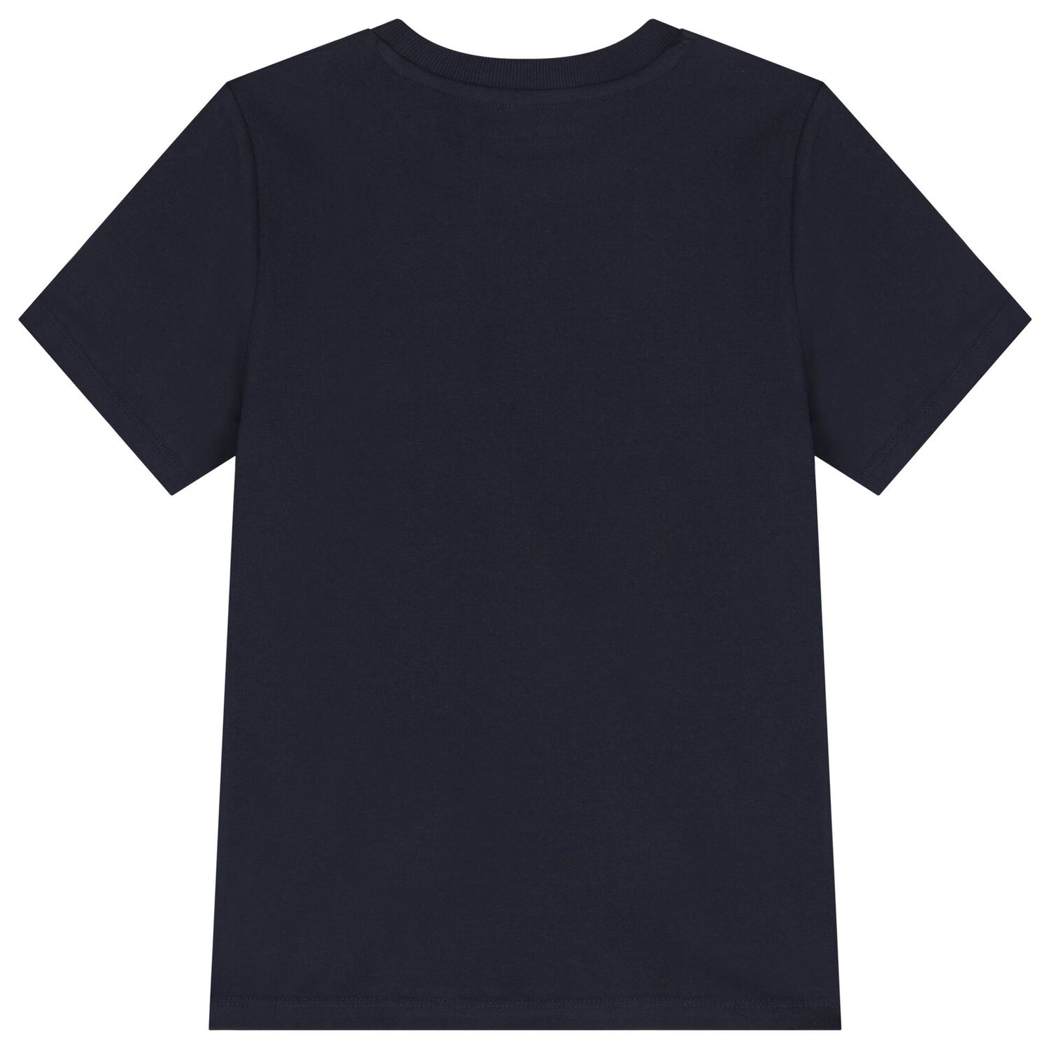 Boys Navy Blue Teddy Bear Logo T-Shirt, 2, hi-res