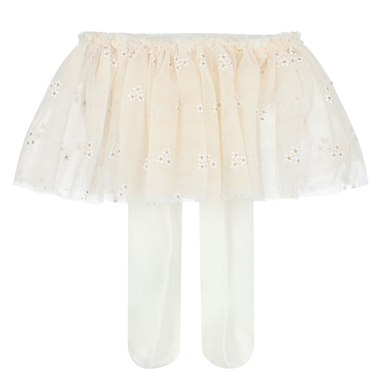 Baby Girls Ivory 3 Piece Bodysuit & Tutu Set, 1, hi-res