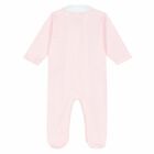 Baby Girls Pink Babygrow, 1, hi-res