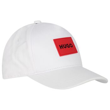 Boys White Logo Cap