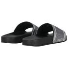 Boys Black & Silver Logo Sliders, 1, hi-res