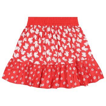 Girls Red Dove Skirt