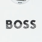 Boys White Logo T-Shirt, 1, hi-res