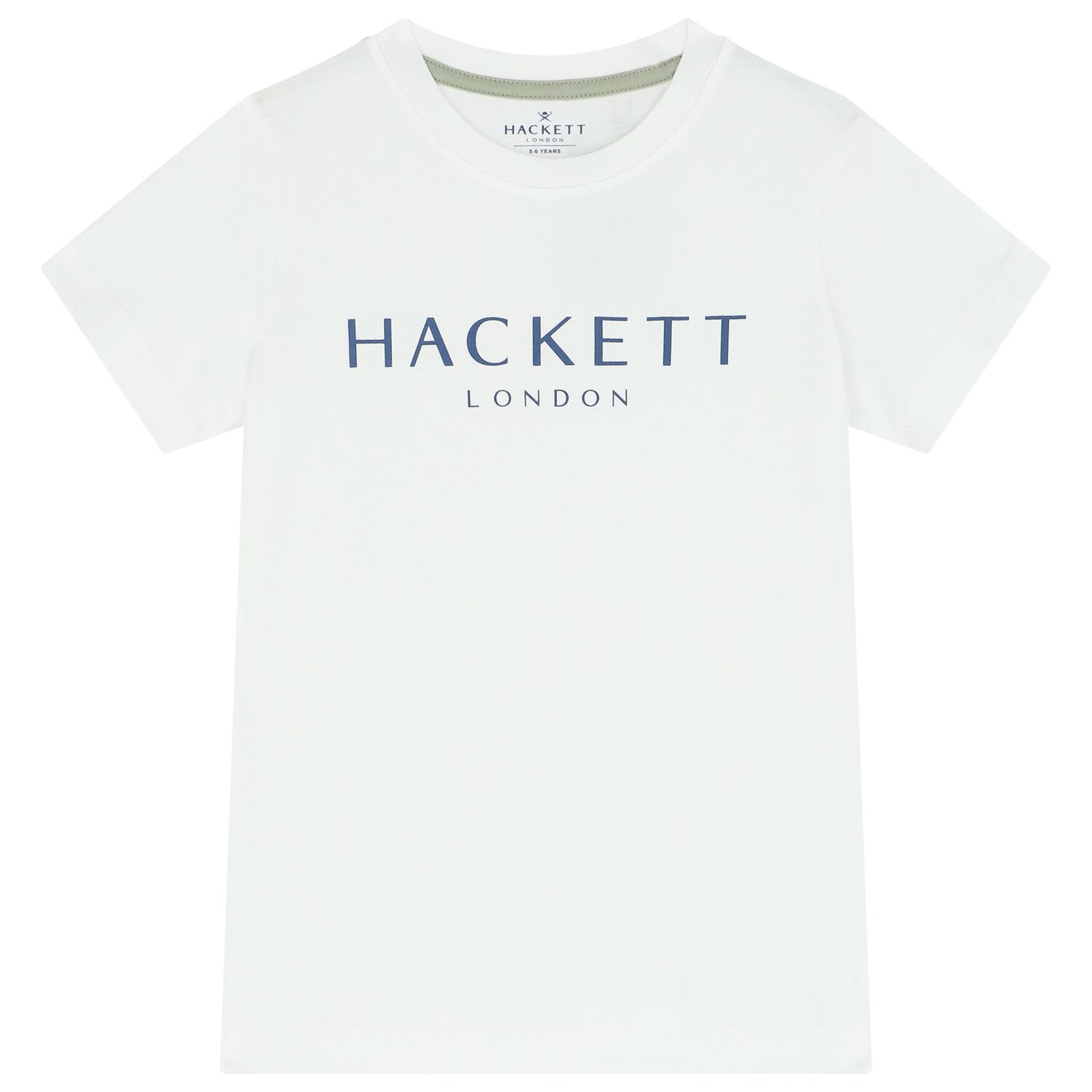 Boys White Logo T-Shirt, 4, hi-res image number null