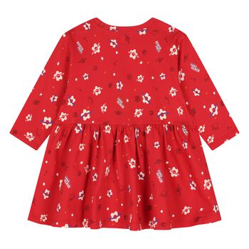 Younger Girls Red Logo Dress