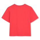 Girls Red Logo T-Shirt, 1, hi-res