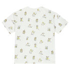 Younger Boys White Dogs T-Shirt, 1, hi-res