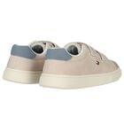 Boys Beige Logo Trainers, 1, hi-res