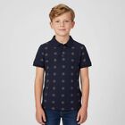 Boys Navy Blue Polo Shirt, 1, hi-res