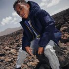 Boys Navy Blue Puffer Jacket, 1, hi-res