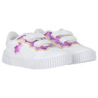 Younger Girls White & Pink Trolls Carina 2.0 Trainers, 1, hi-res