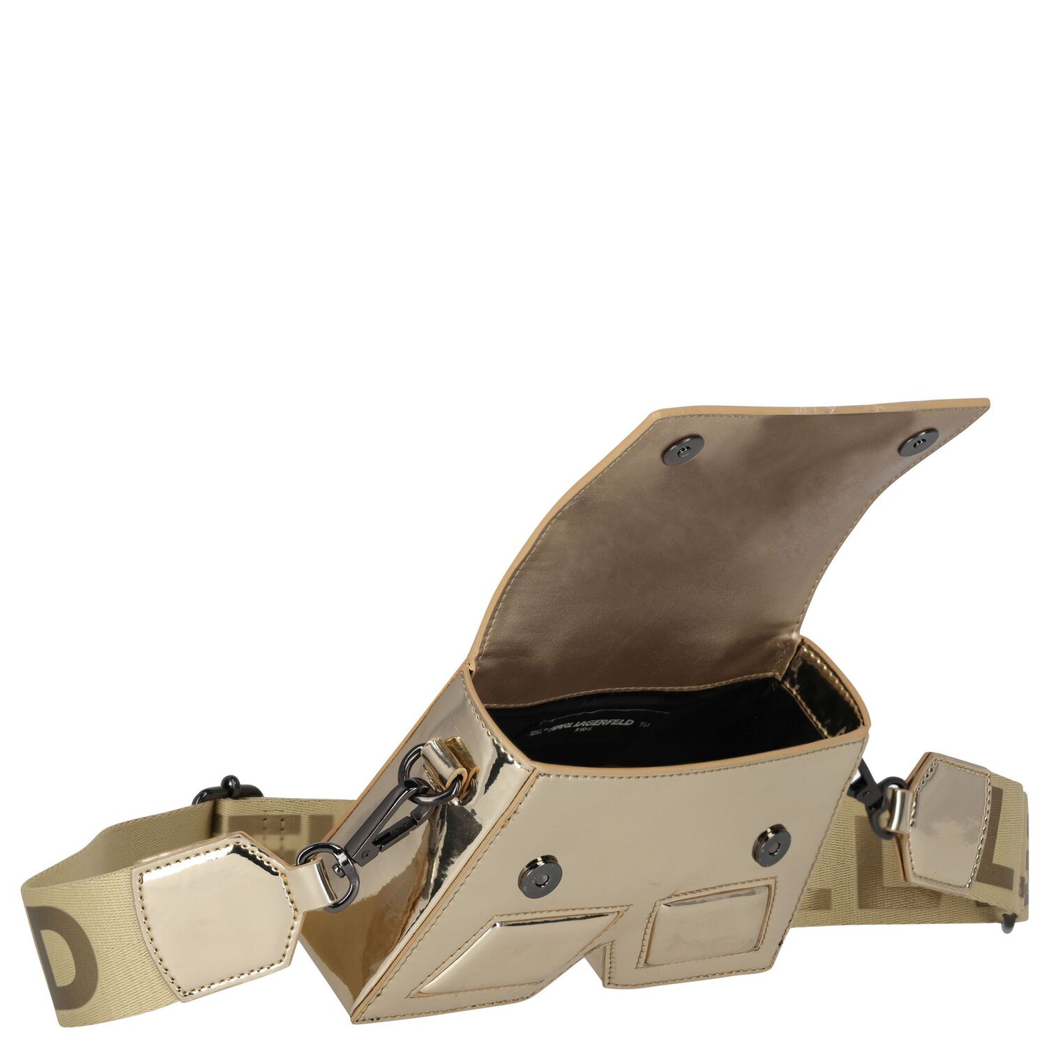 Girls Gold Logo Handbag, 2, hi-res image number null