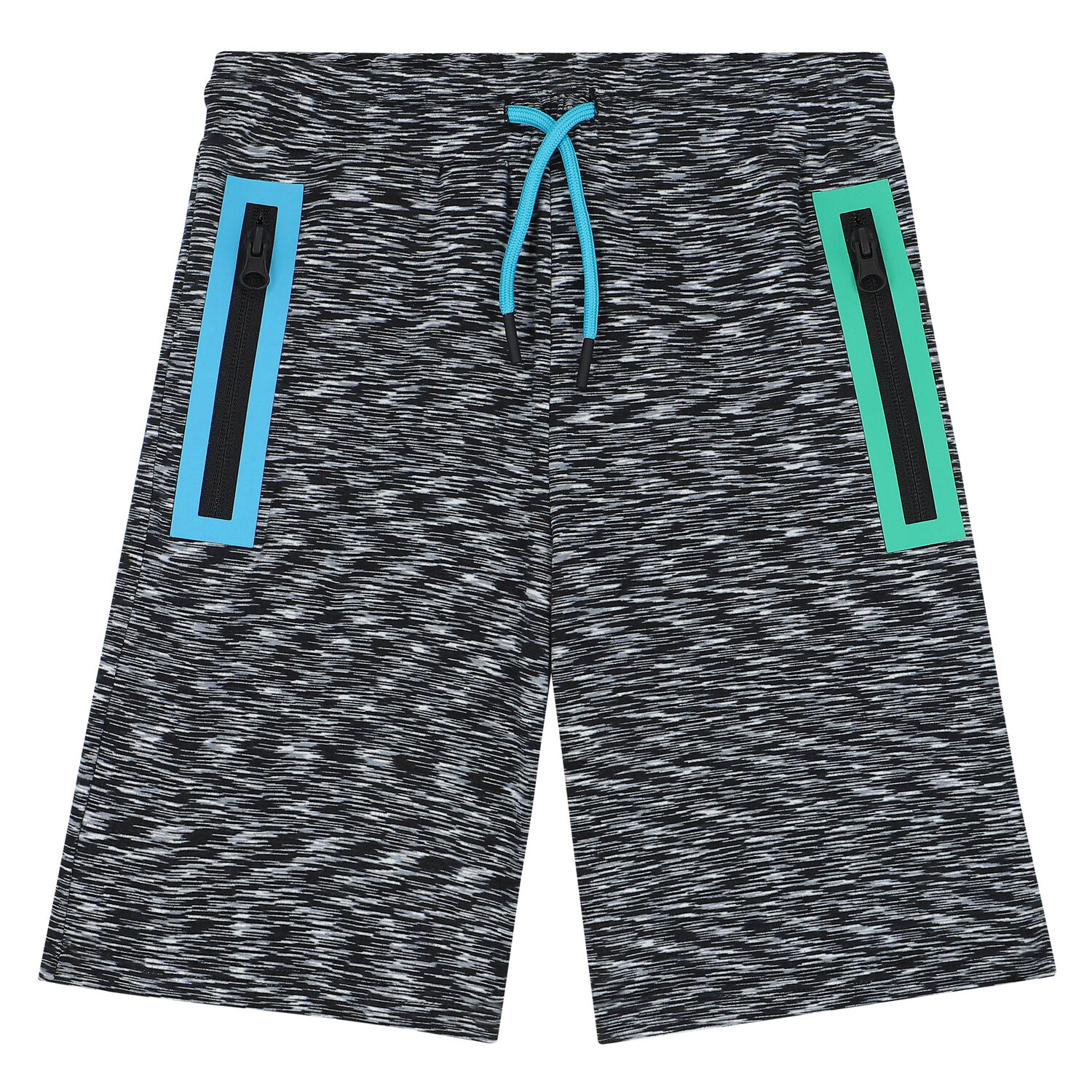 Boys Black Sport Shorts, 1, hi-res image number null