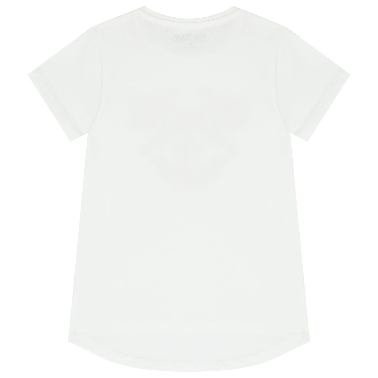 Girls White T-Shirt, 1, hi-res