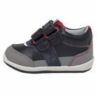 Boys Blue First Walkers Shoes, 1, hi-res