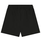 Boys Black Logo Shorts, 3, hi-res