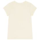 Girls Ivory Polo Bear T-Shirt, 1, hi-res