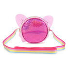 Girls Pink Butterfly Handbag (13cm), 1, hi-res