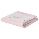 Baby Girls Pink Logo Blanket  , 1, hi-res