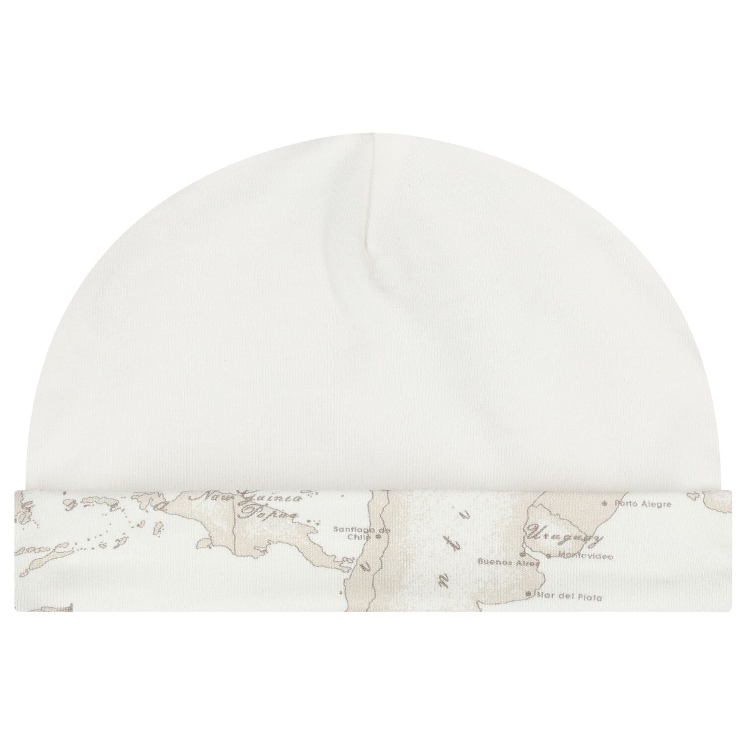 Ivory & Beige Geo Map Babygrow Gift Set, 3, hi-res