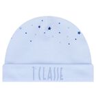 Baby Boys Blue & Beige Geo Map Babygrow Gift Set, 1, hi-res