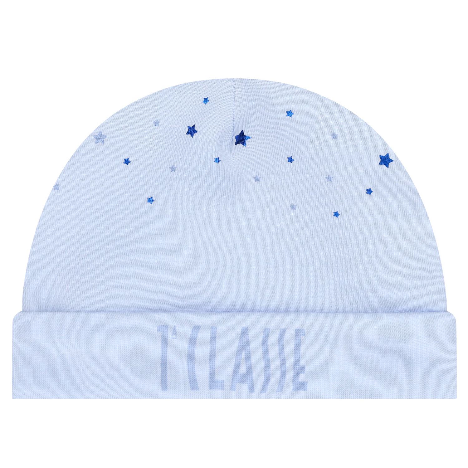 Baby Boys Blue & Beige Geo Map Babygrow Gift Set, 1, hi-res