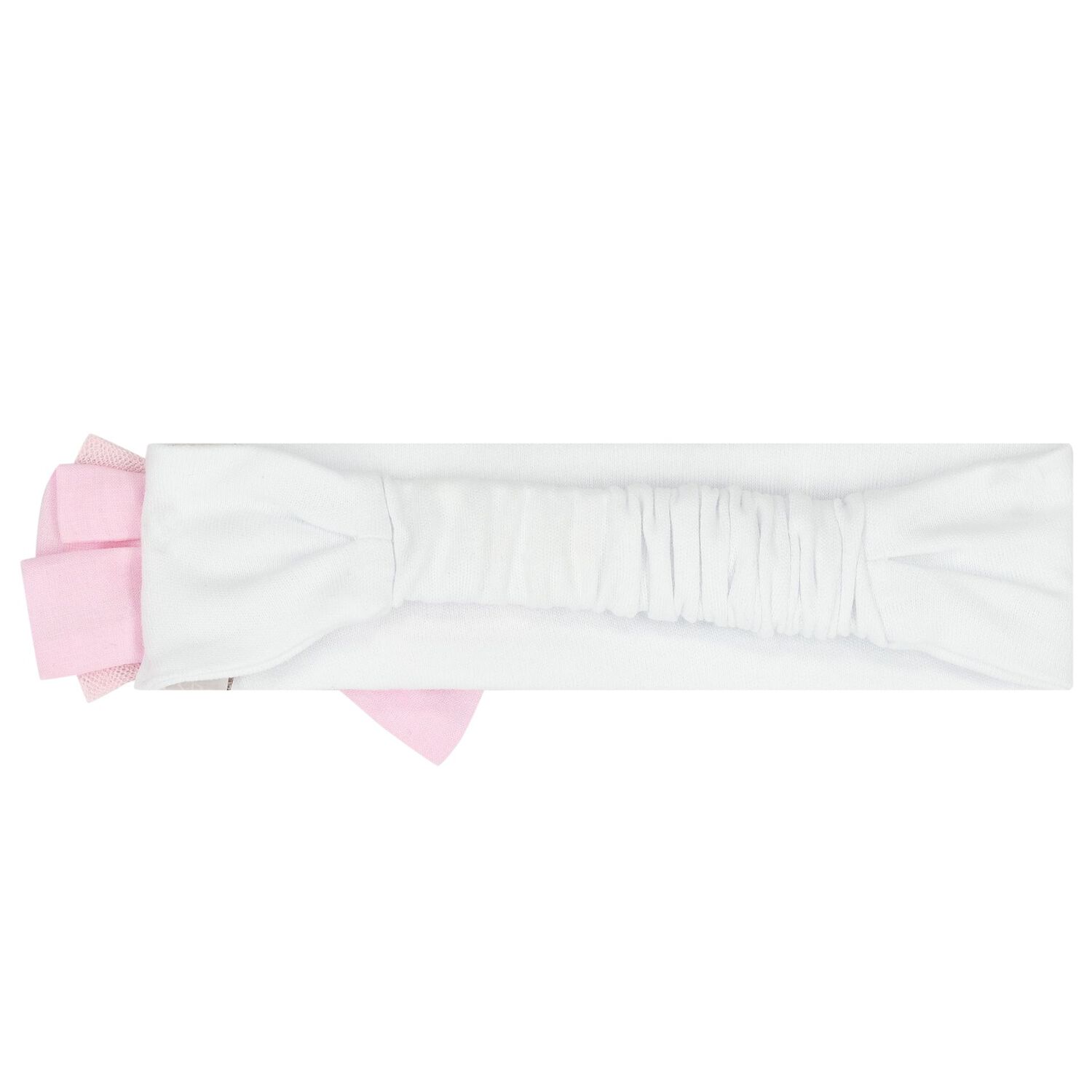 Baby Girls White & Pink Rose Tulle Skirt Set, 1, hi-res
