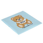 Blue Teddy Logo Baby Blanket, 3, hi-res
