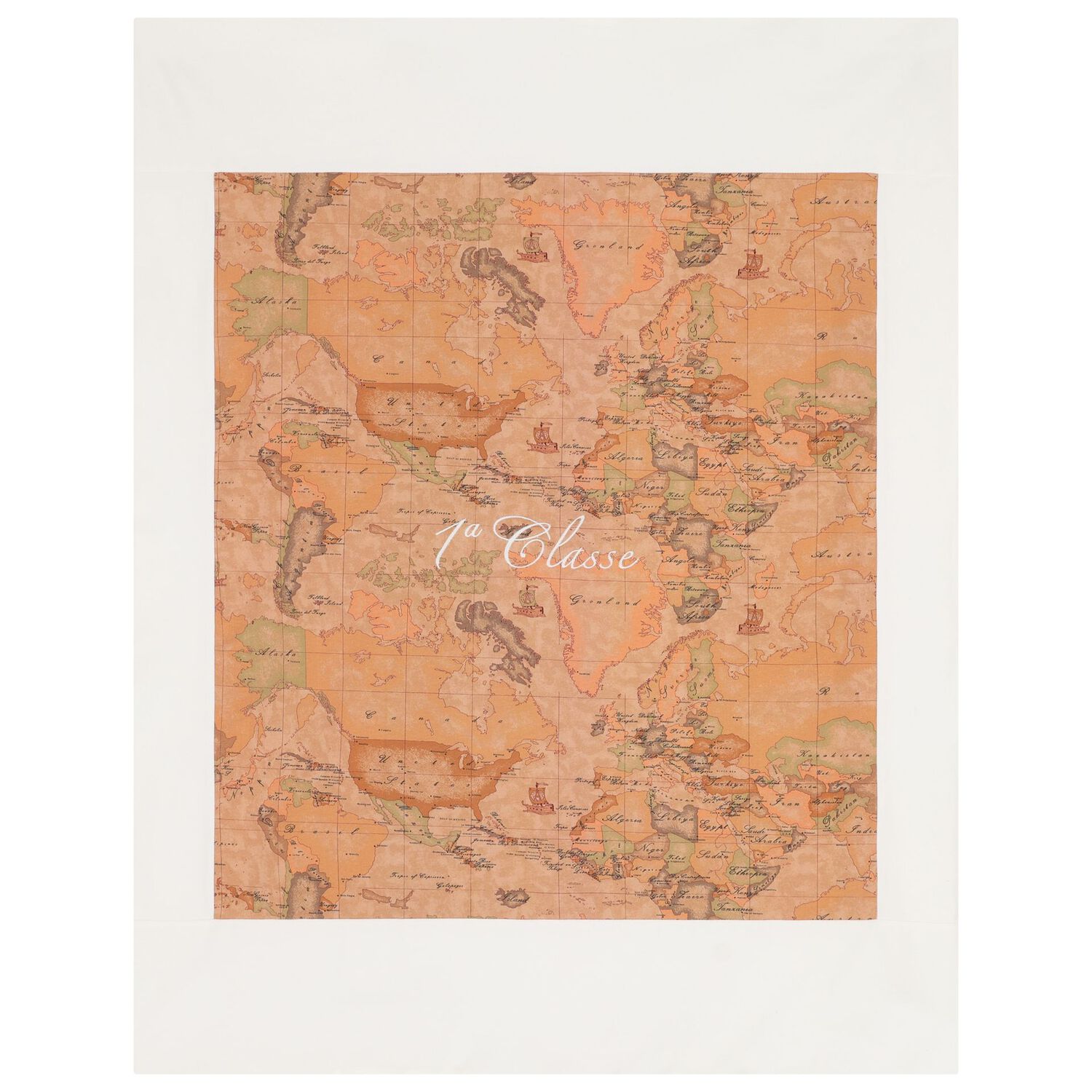 Ivory & Beige Geo Map Babygrow Gift Set, 3, hi-res