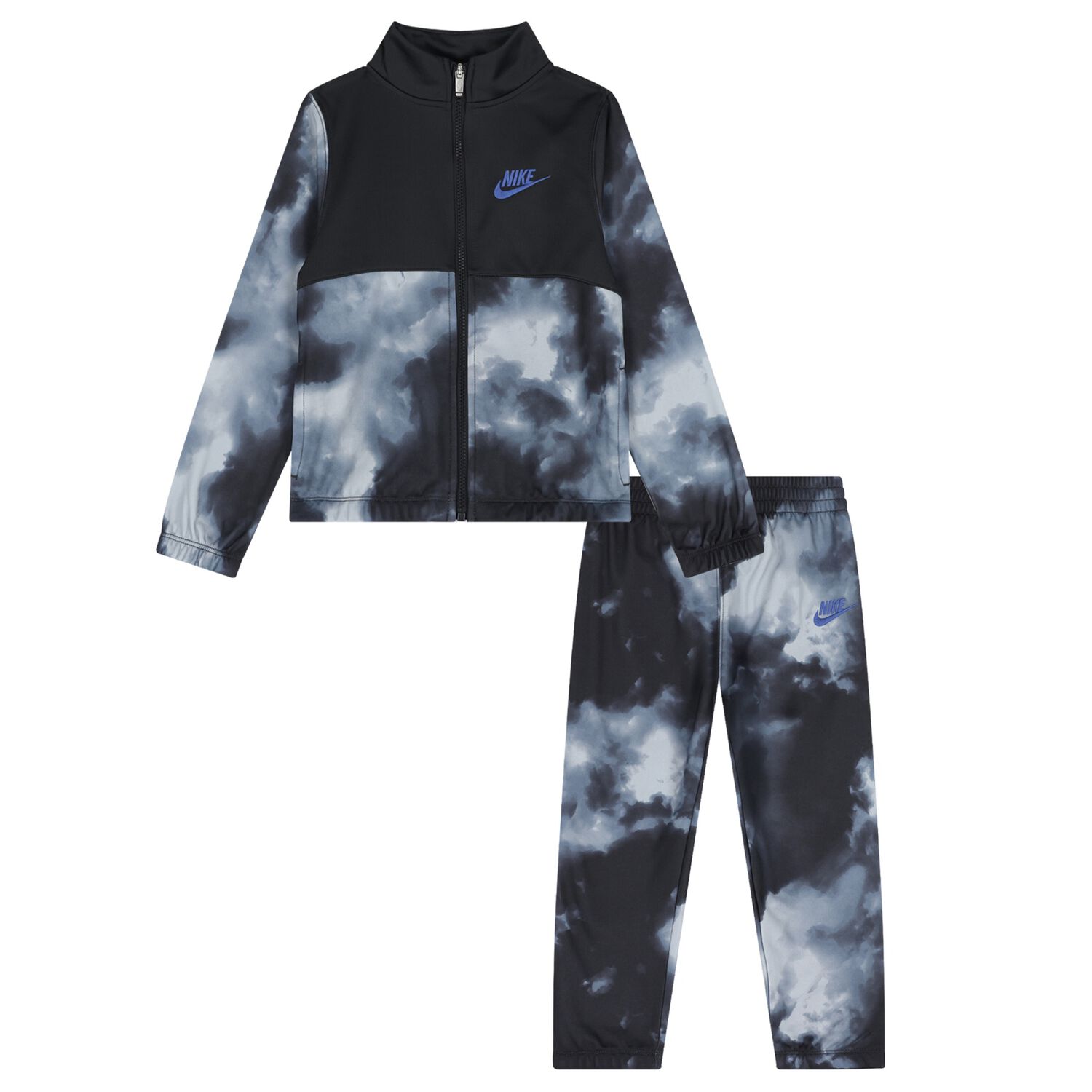 Boys Grey Logo Tracksuit, 1, hi-res