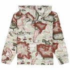 Boys Geo Map Hooded Top, 1, hi-res