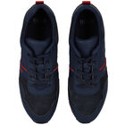 Boys Navy Logo Trainers, 1, hi-res