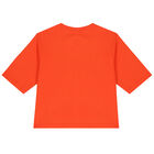 Girls Red Logo T-Shirt, 1, hi-res