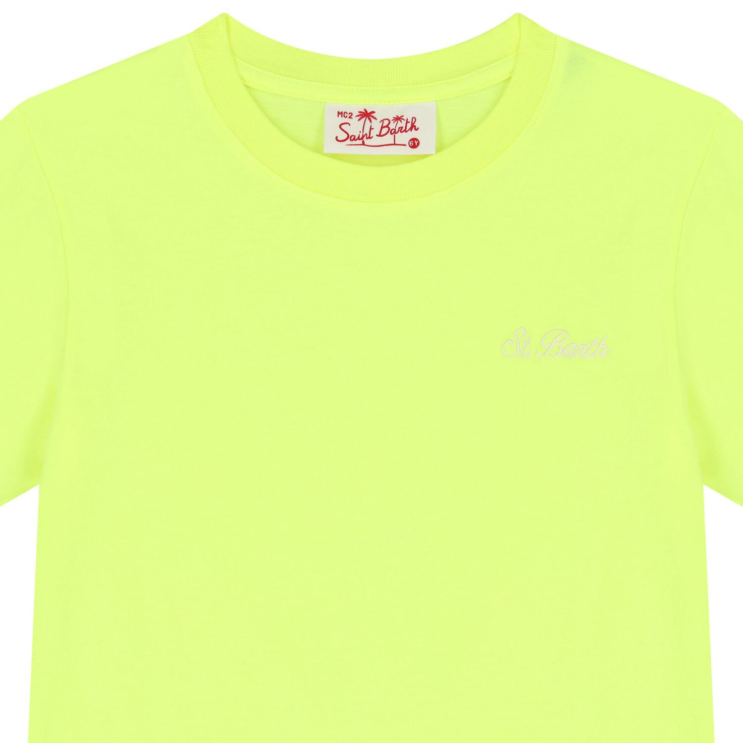 Boys Neon Yellow Logo T-Shirt, 1, hi-res image number null