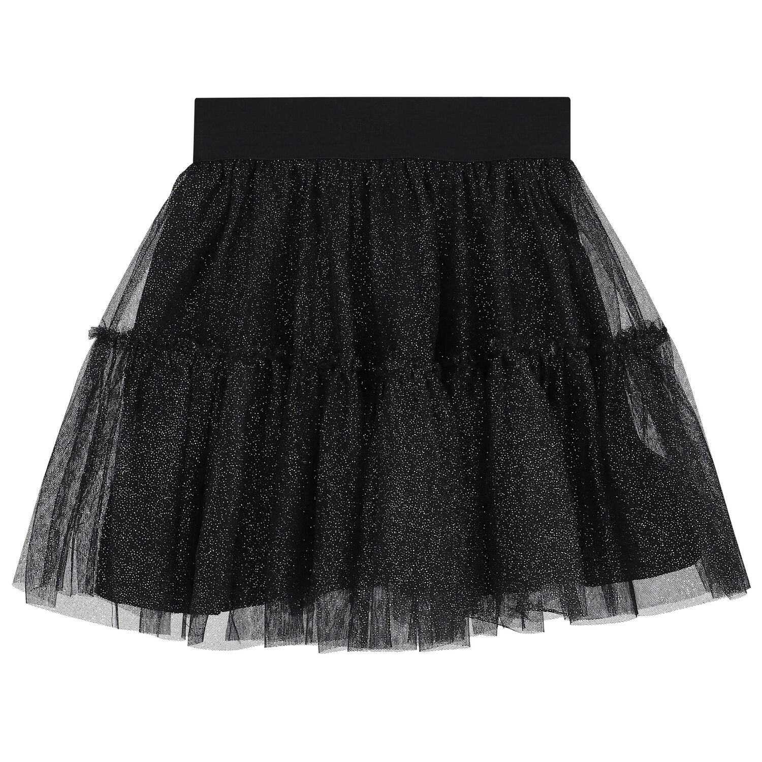 Girls Black Tulle Skirt, 1, hi-res image number null