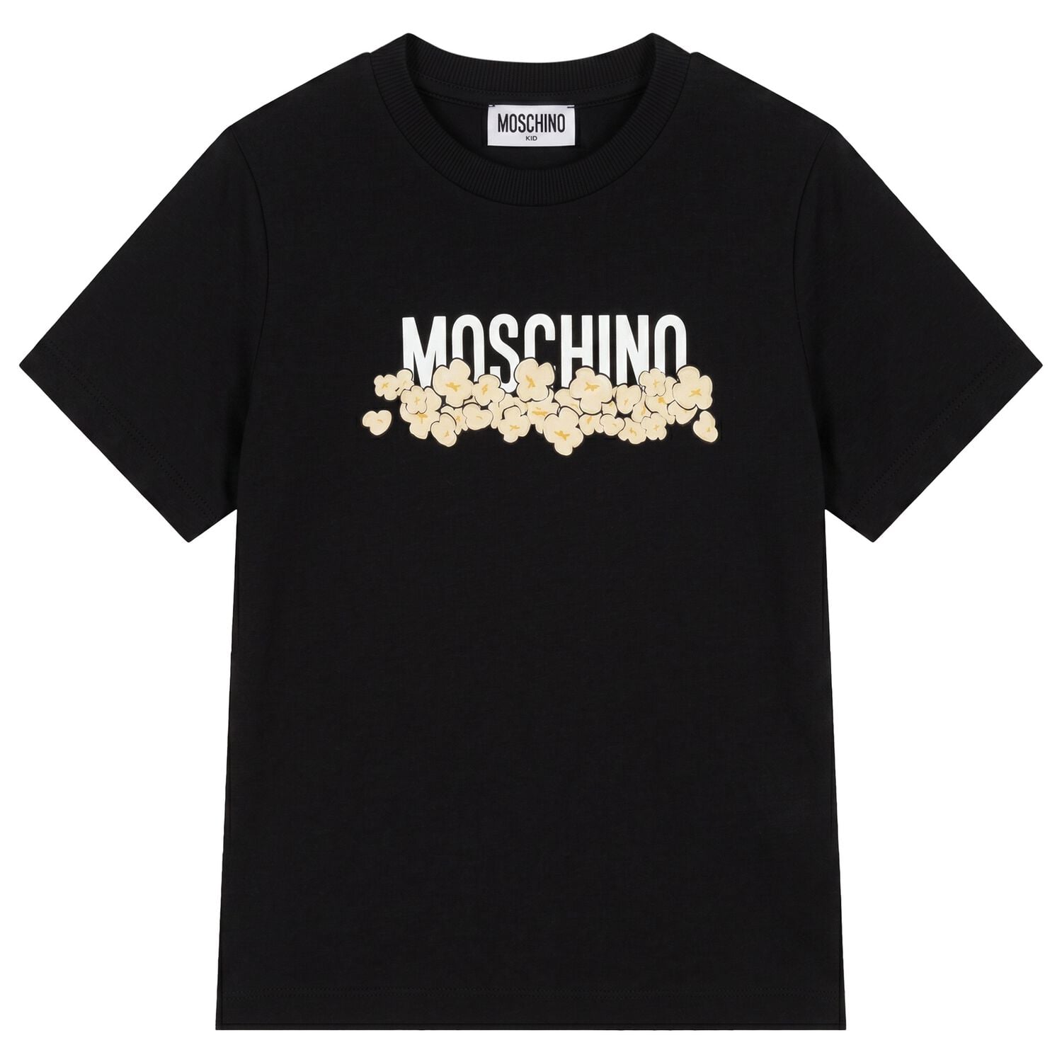 Black Logo Popcorn T-Shirt, 3, hi-res