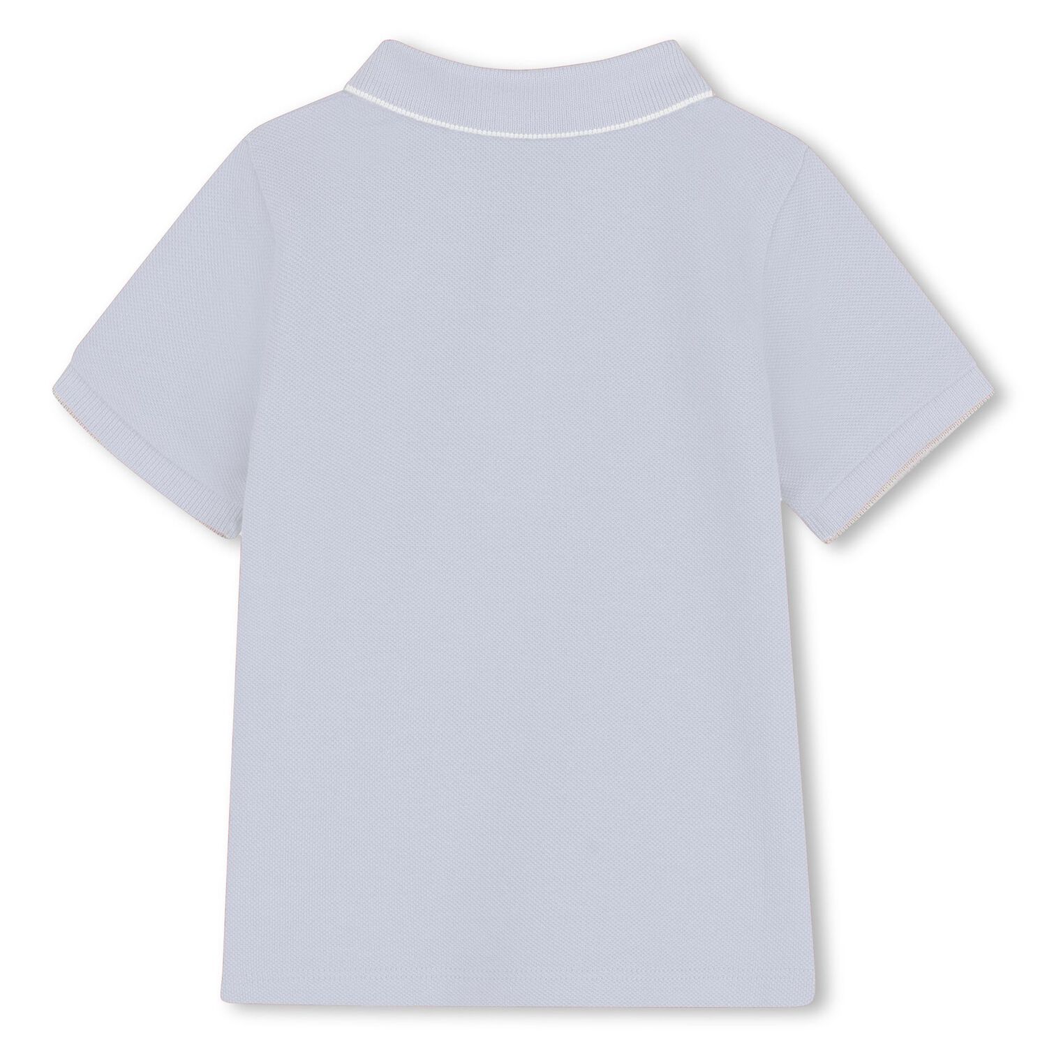 Younger Boys Blue Logo Polo Shirt, 6, hi-res