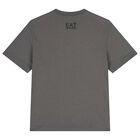 Boys Grey & Black Logo Shorts Set, 4, hi-res