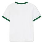 Boys Ivory Elephant Logo T-Shirt, 1, hi-res