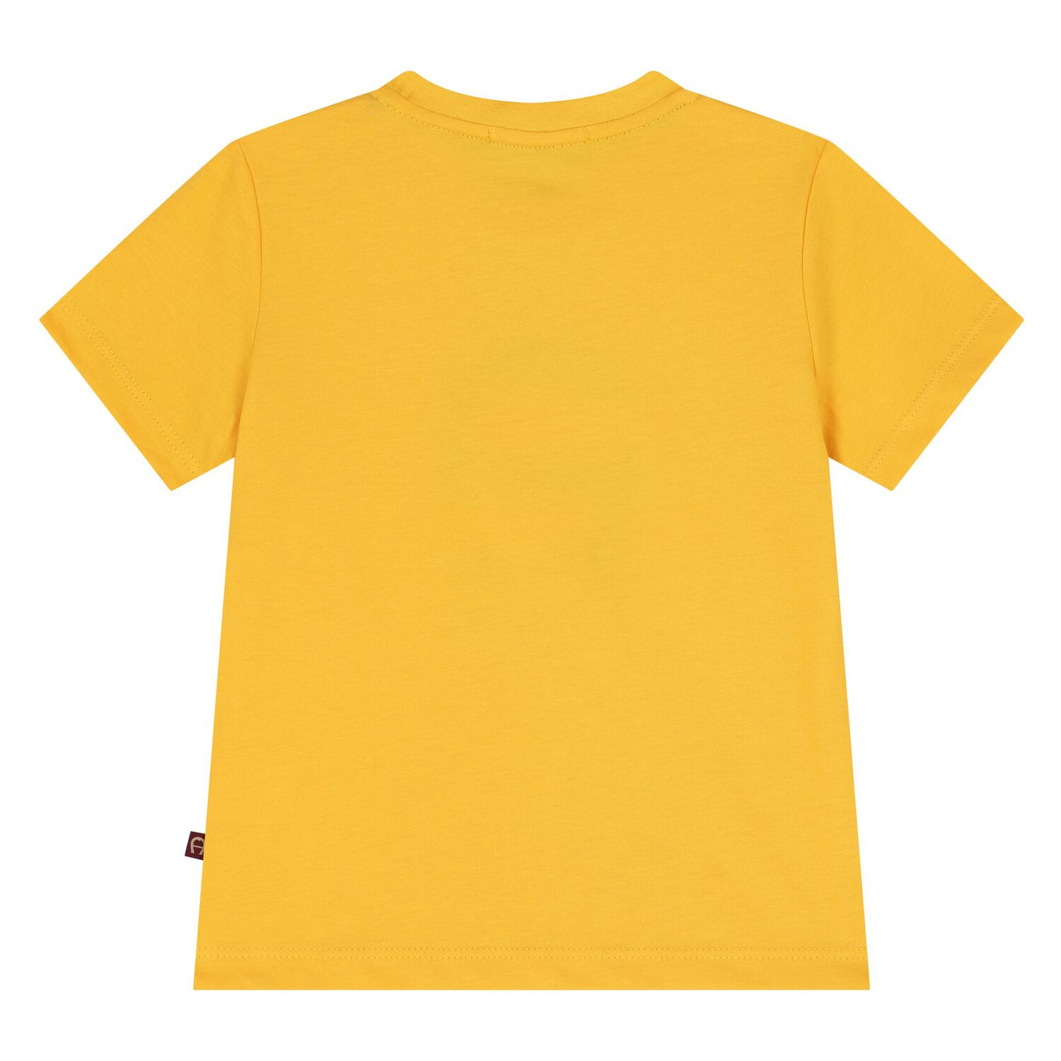 Younger Boys Yellow Logo T-Shirt, 1, hi-res