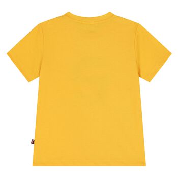 Younger Boys Yellow Logo T-Shirt