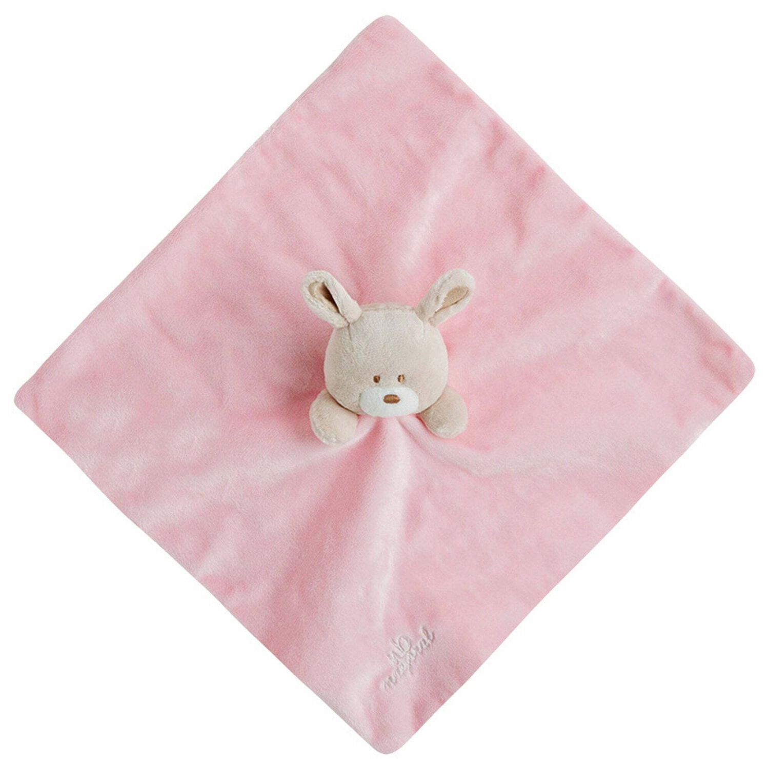 Baby Girls Pink Doudou Comforter, 2, hi-res