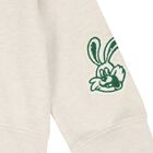 Girls Beige Patch Hooded Top, 1, hi-res