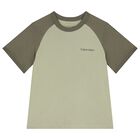 Boys Green Logo T-Shirt, 1, hi-res