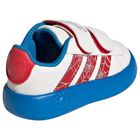 Boys Boys Ivory & Blue Marvel Grand Court Trainers, 1, hi-res