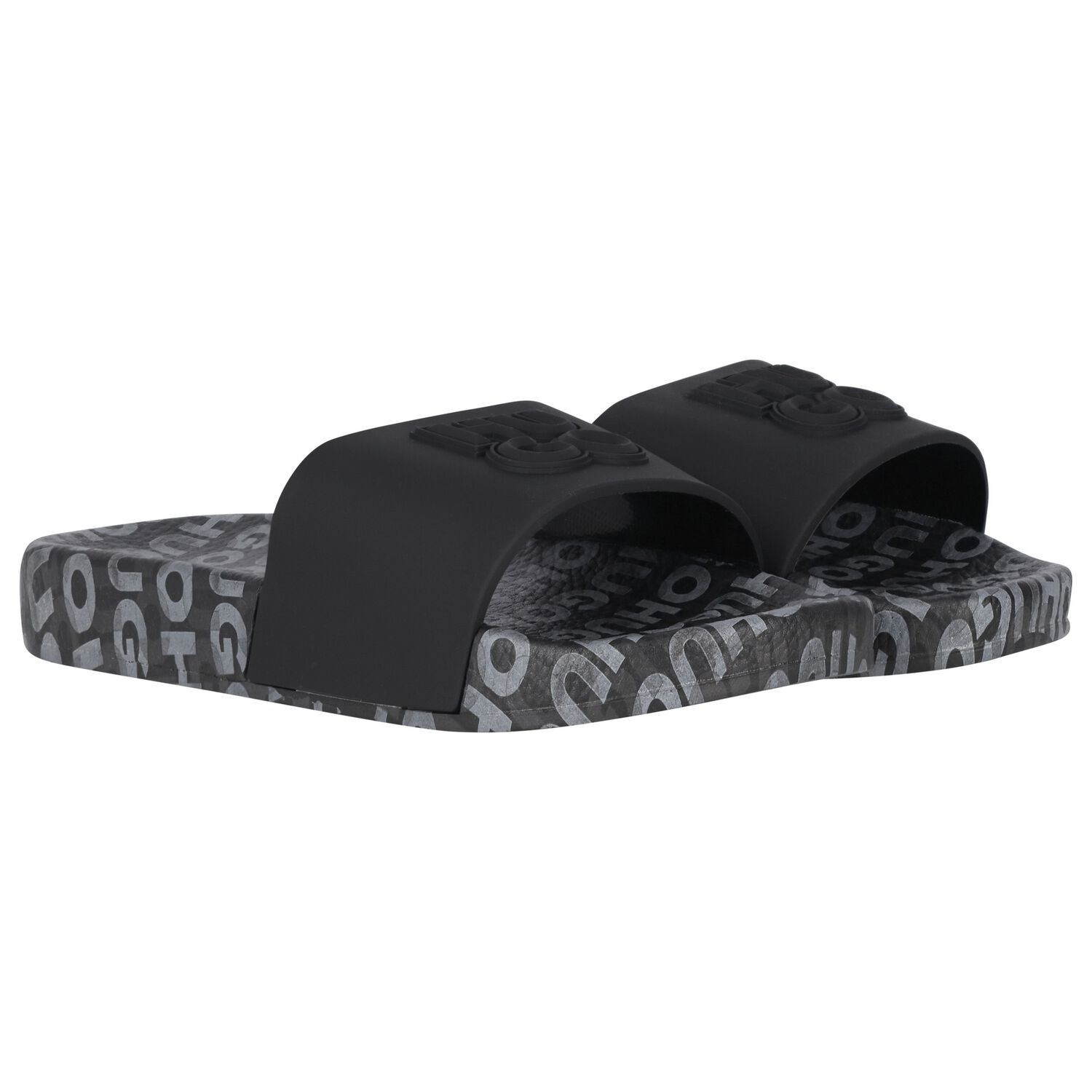Boys Black & Grey Logo Sliders, 1, hi-res image number null
