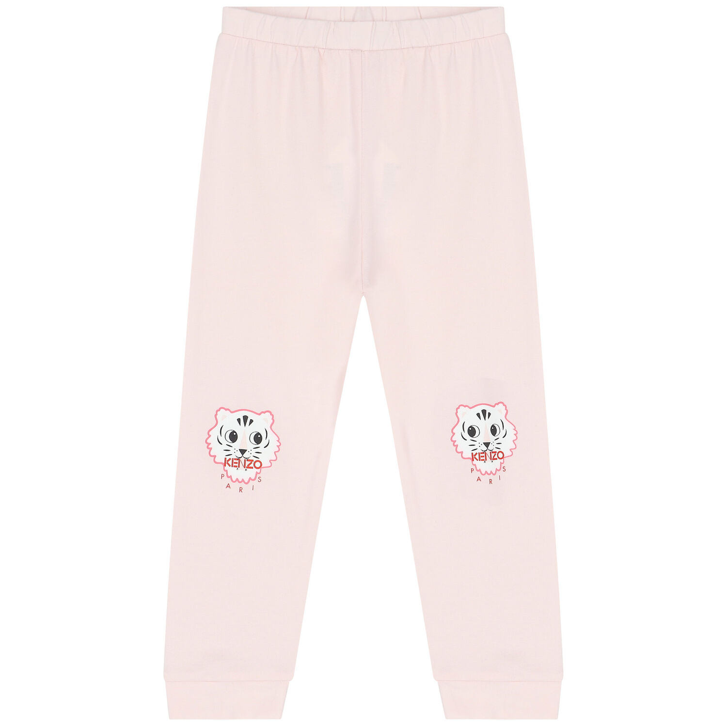 Girls Pale Pink Jungle Leggings, 1, hi-res