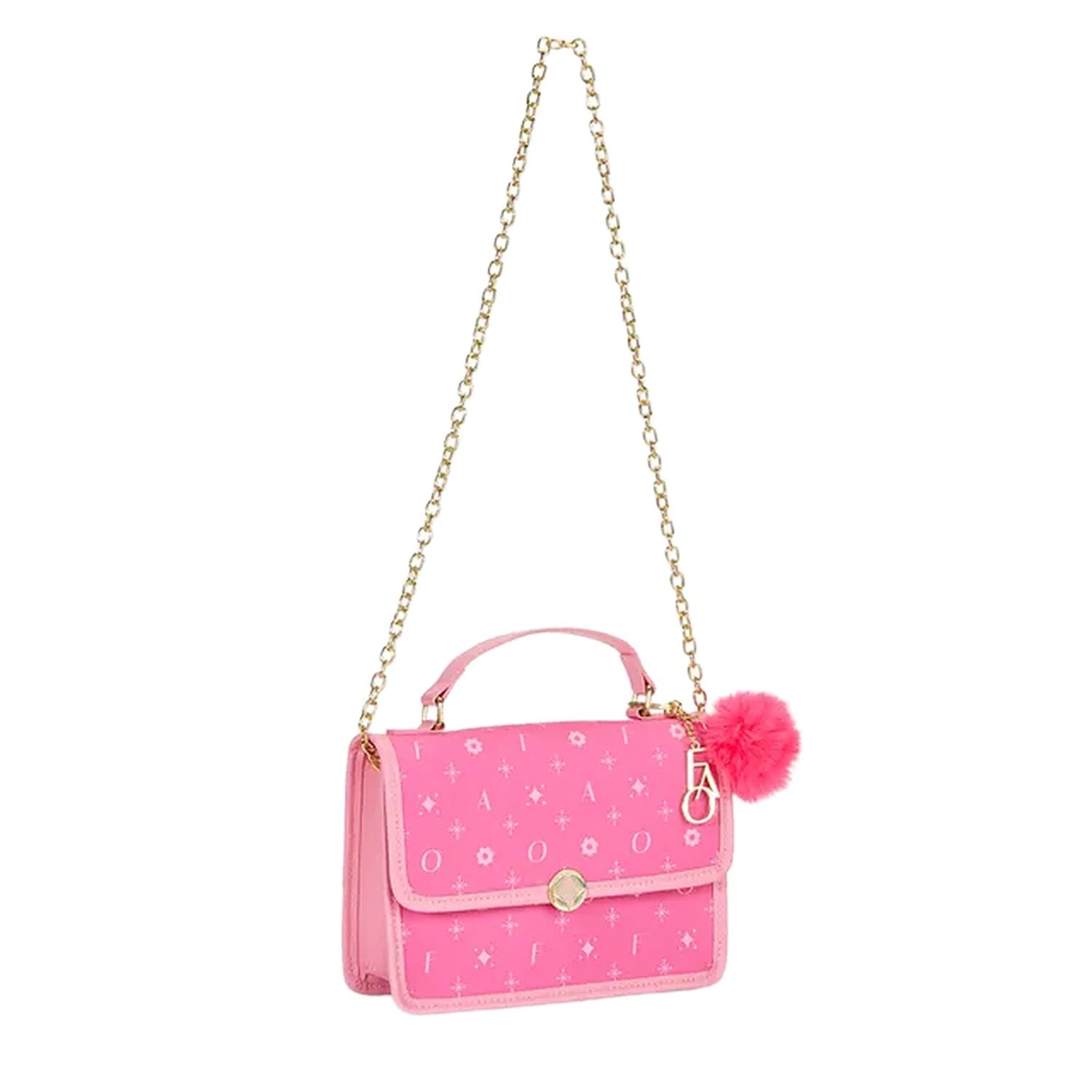 Girls Pink Logo Handbag ( 20CM ), 1, hi-res