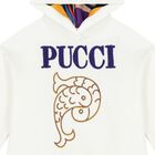 Girls Ivory Logo Sweatshirt, 1, hi-res